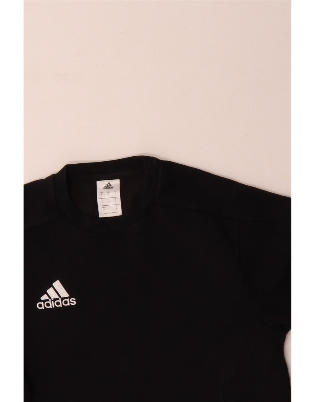 Felpa ADIDAS da uomo maglione piccolo cotone nero