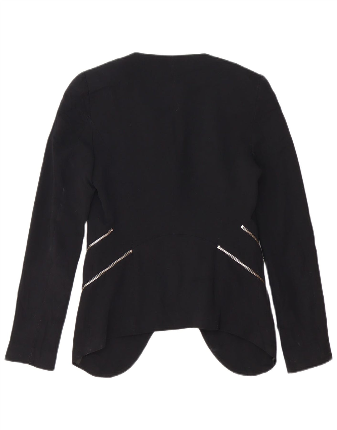 Giacca blazer aperta da donna Zara UK 6 XS poliestere nero