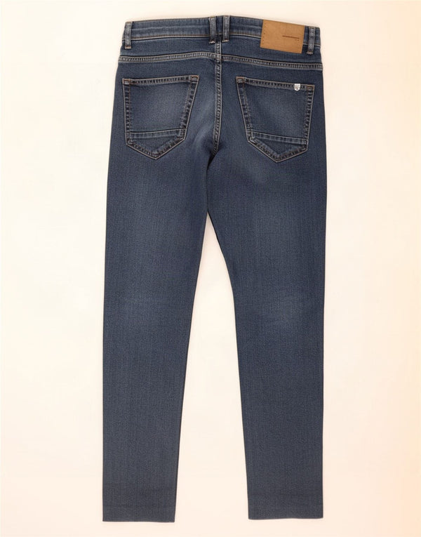 Jeans slim da uomo Zara EU 42 Large W32 L27 Cotone blu