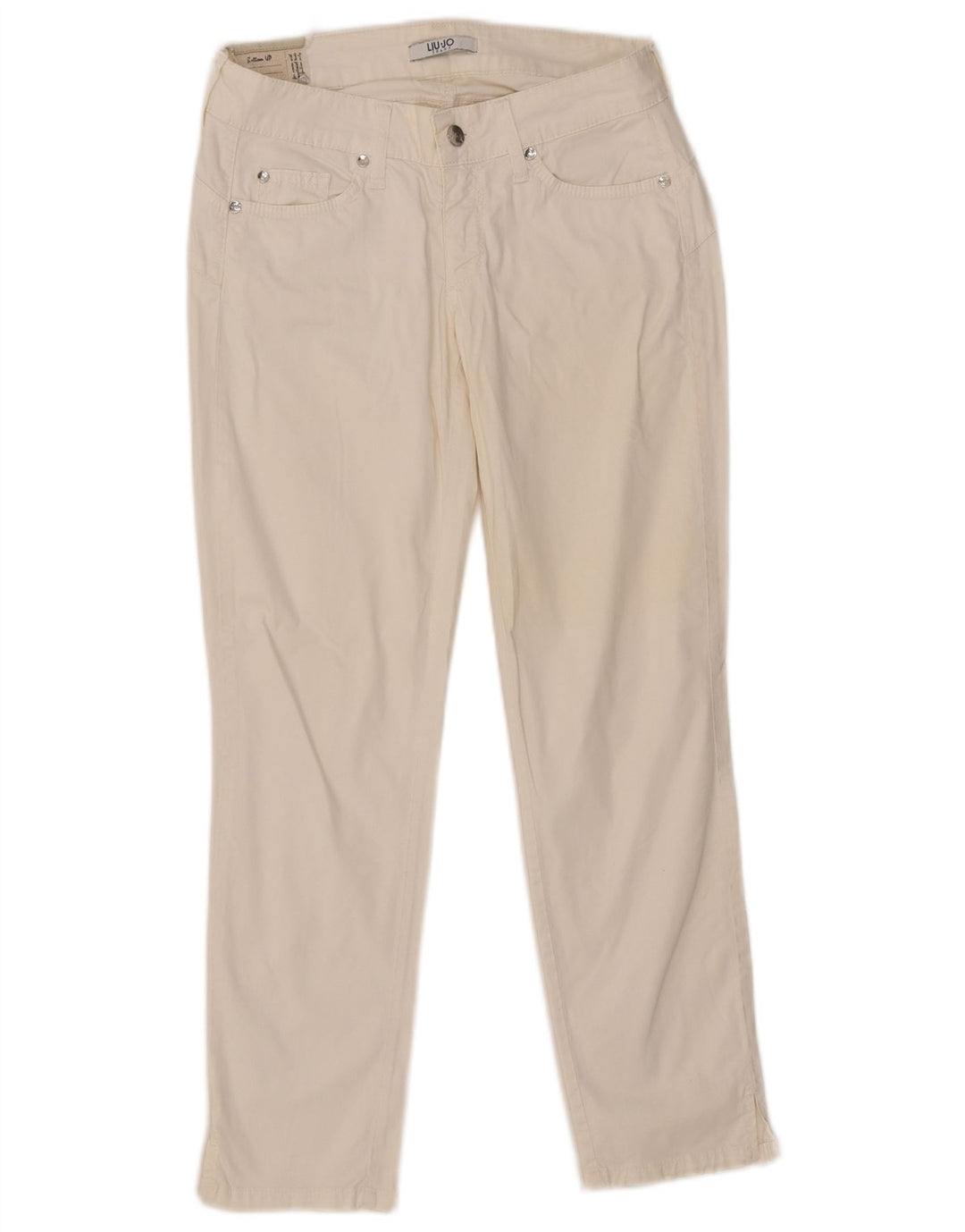 Jeans Slim Donna Liu Jo W28 L26 Cotone Bianco
