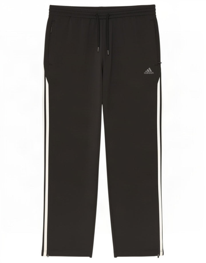Pantaloni da tuta da uomo Adidas UK 44/46 Large Nero Poliestere
