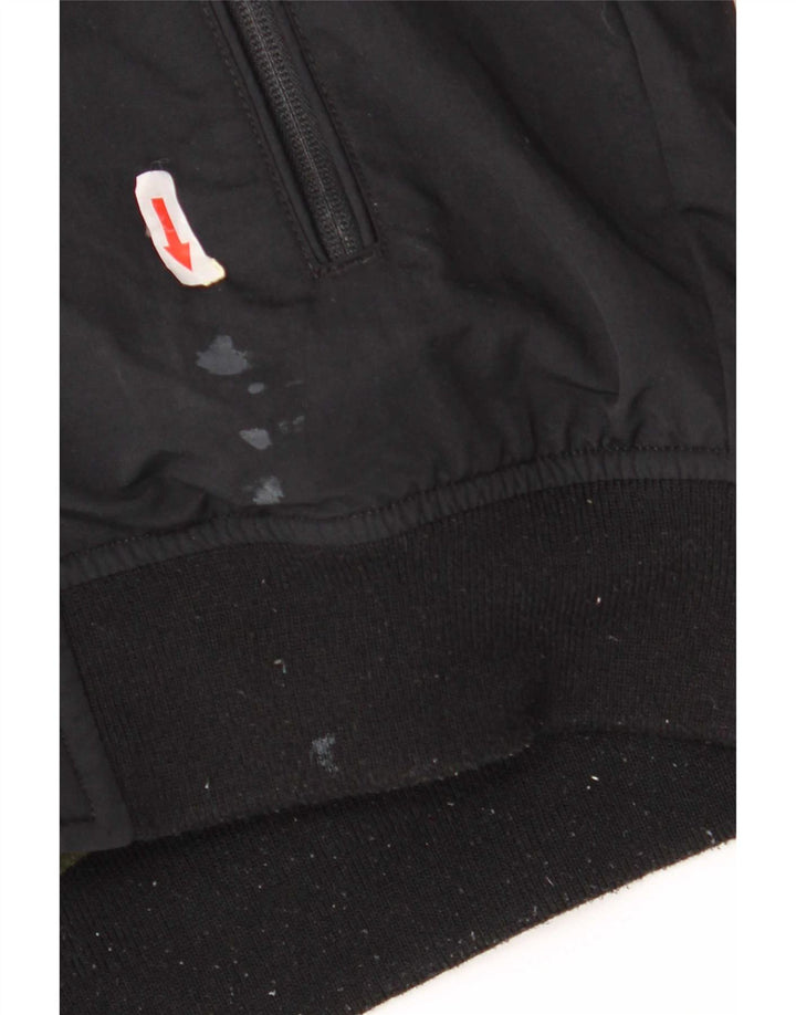 Bomber con cappuccio da uomo Tommy Hilfiger UK 38 medio nero poliammide