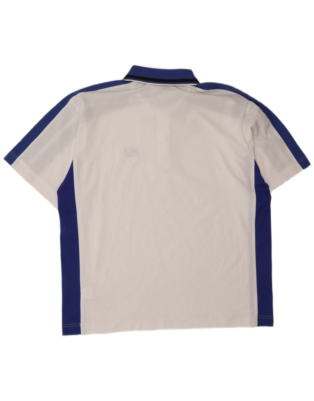 Polo da uomo FILA XL in poliestere color block bianco