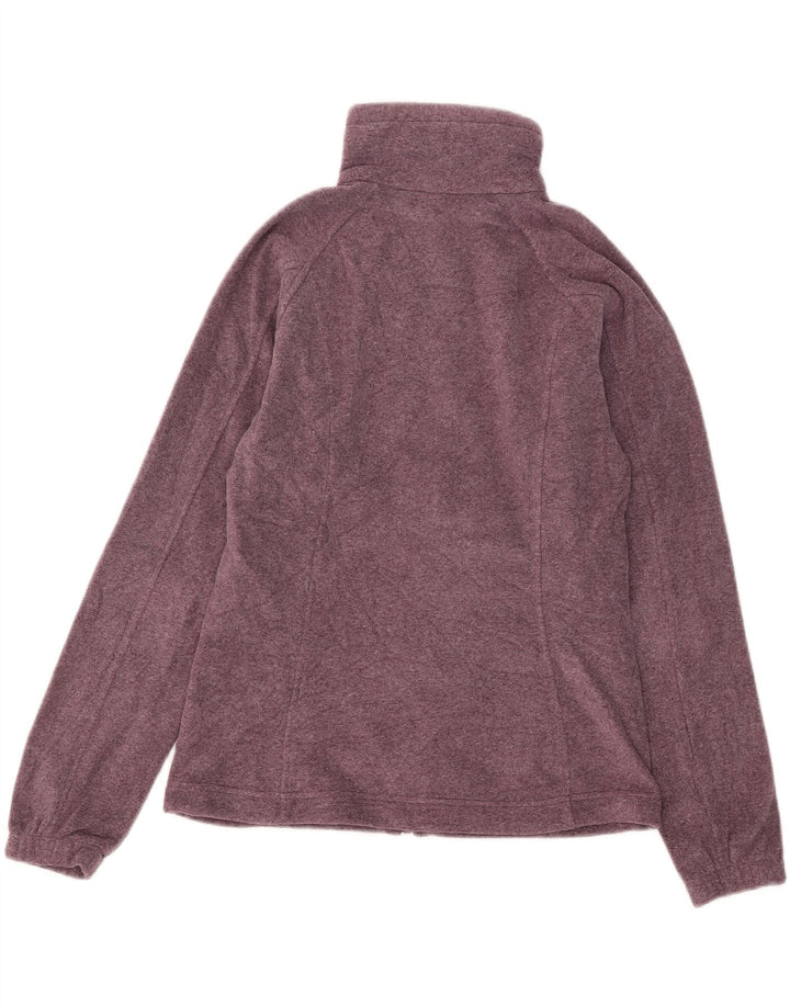 Giacca in pile da donna COLUMBIA UK 10 Piccolo poliestere screziato viola