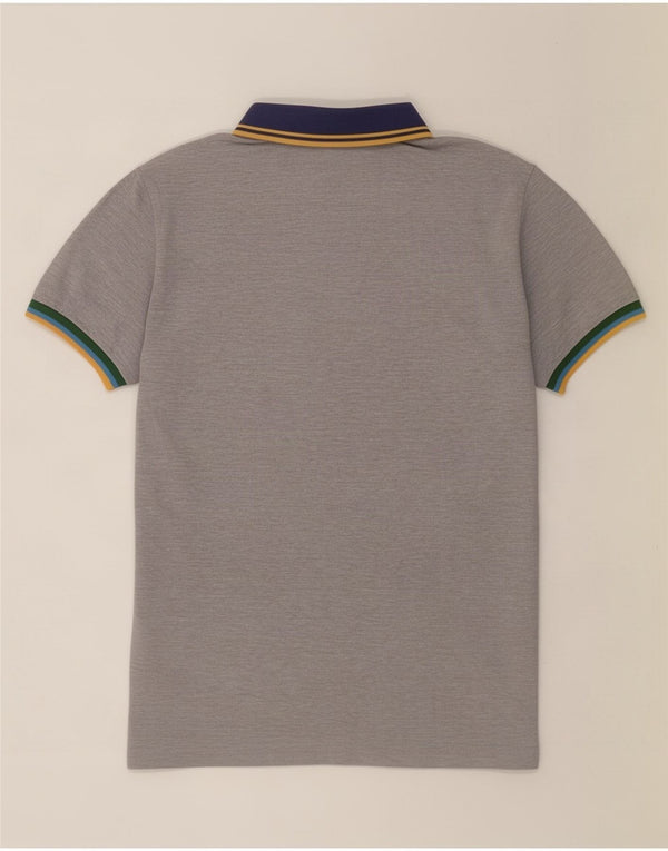 Polo da rugby da uomo Fred Perry 2XL in cotone a righe grigie