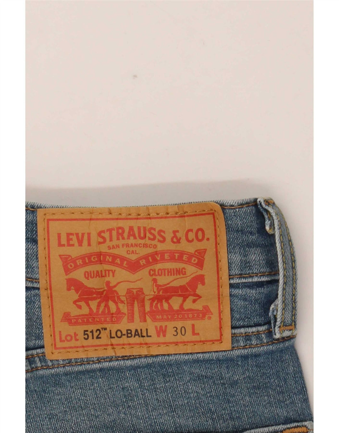 Jeans Levi's da donna 512 slim affusolati W30 L31 cotone blu