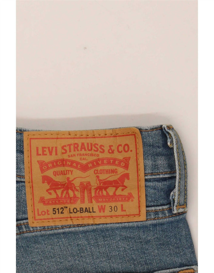 Jeans Levi's da donna 512 slim affusolati W30 L31 cotone blu