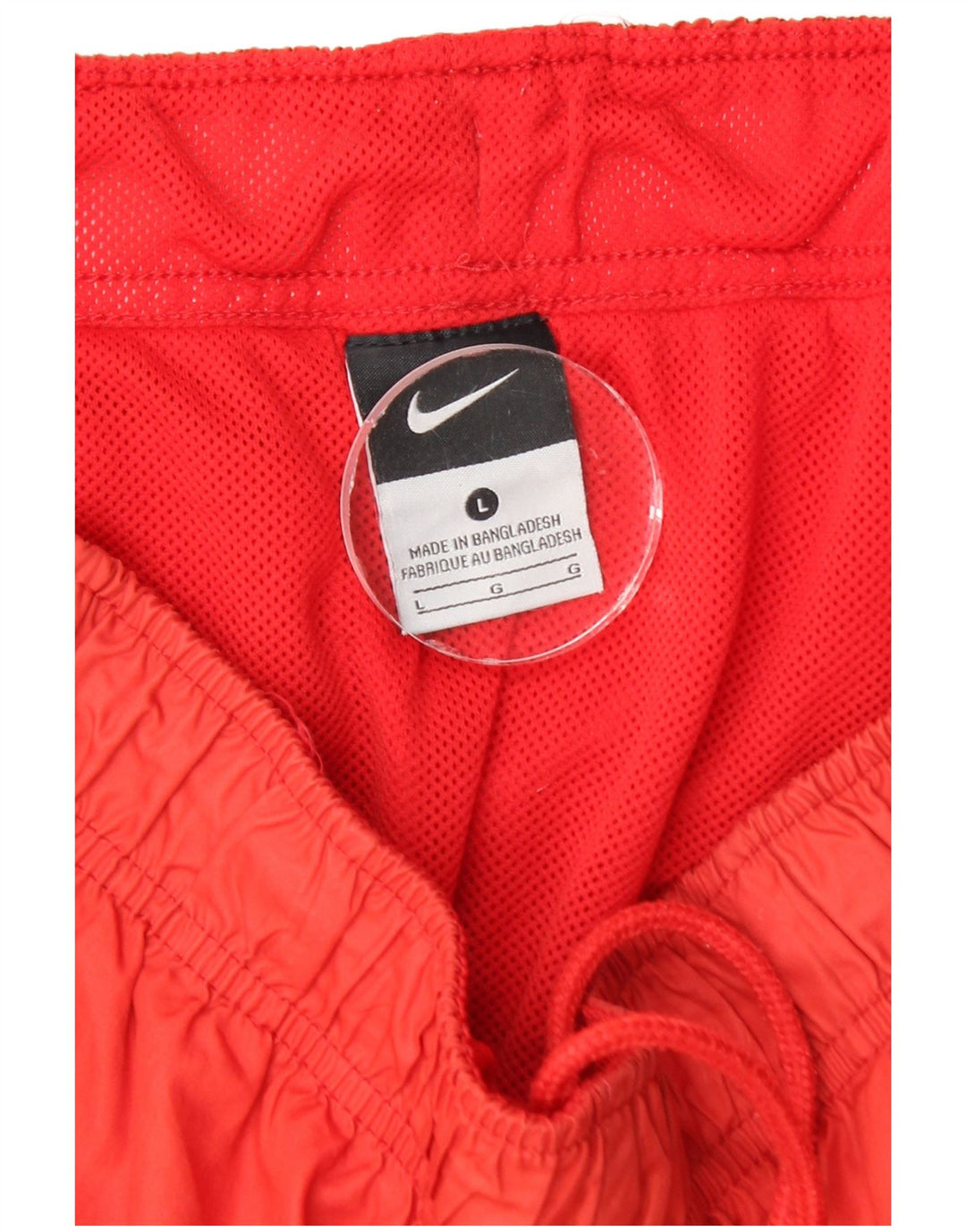 Pantaloncini sportivi Nike da uomo grandi in poliestere rosso
