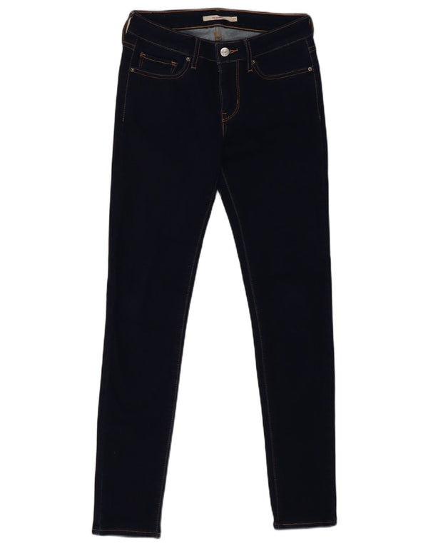 Jeans skinny Levi's 711 da donna W27 L30 cotone blu navy