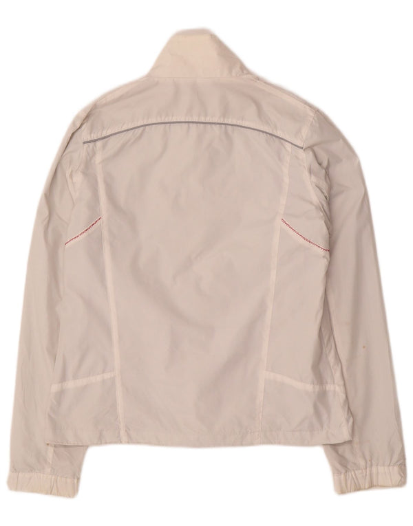 SERGIO TACCHINI Giacca Antipioggia Donna IT 42 Medium Bianco Poliestere