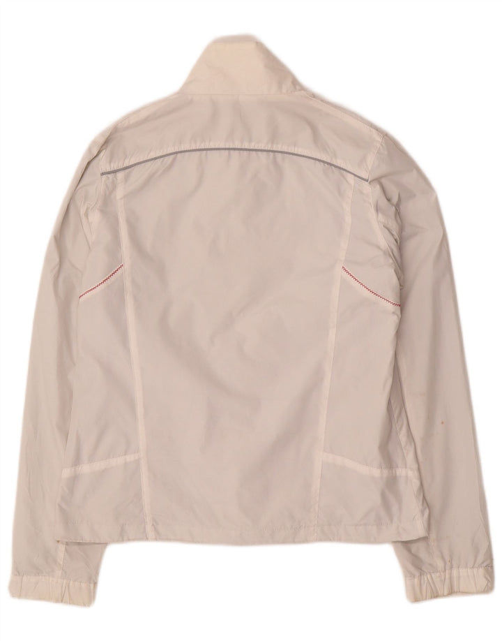 SERGIO TACCHINI Giacca Antipioggia Donna IT 42 Medium Bianco Poliestere