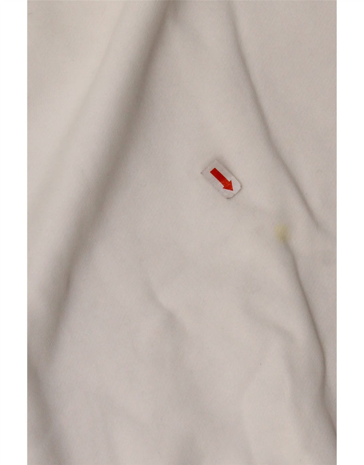 NIKE Felpa da uomo Maglione in cotone bianco medio