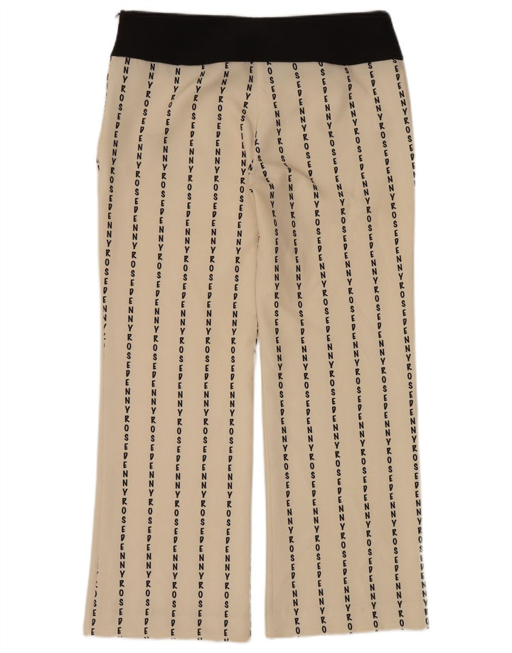 Pantaloni casual grafici da donna Denny Rose IT 44 medio W32 L28 Beige