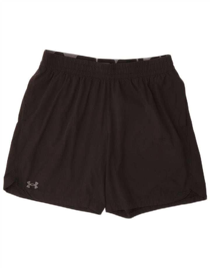 UNDER ARMOUR Mens Big & Tall Sport Shorts XL  Black Polyester