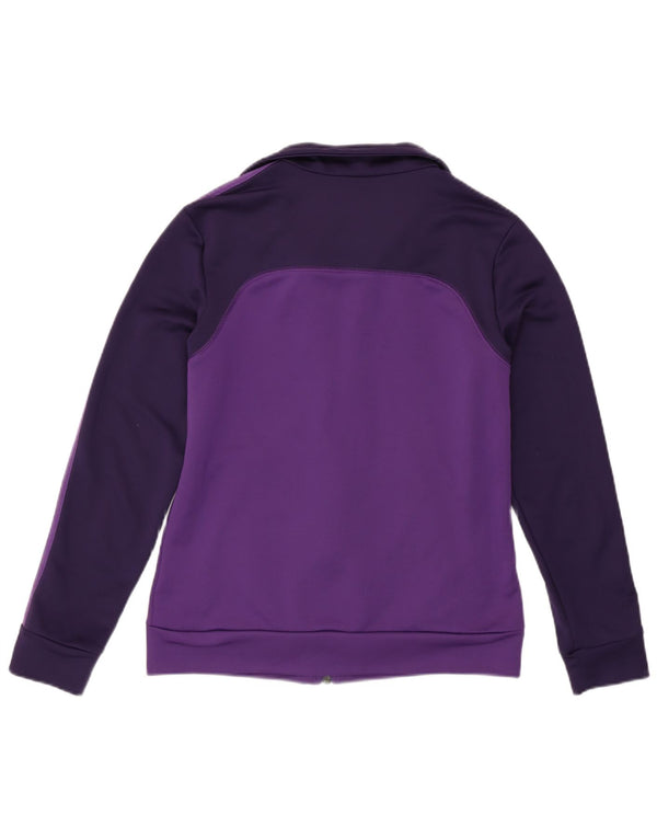 Giacca da tuta da donna Adidas UK 8/10 Small Viola Poliestere