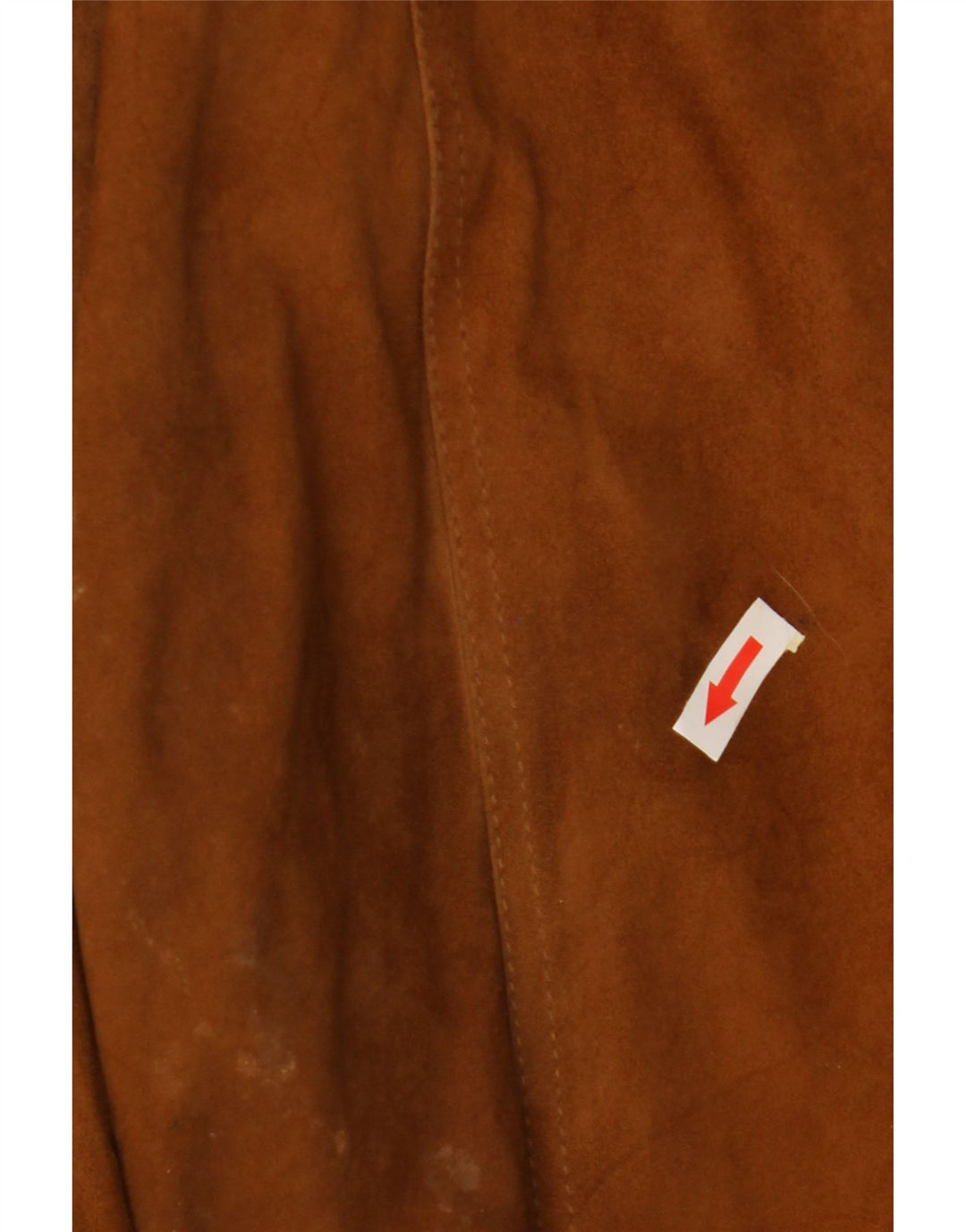 Giubbotto bomber da uomo in pelle scamosciata VINTAGE IT 52 XL Marrone