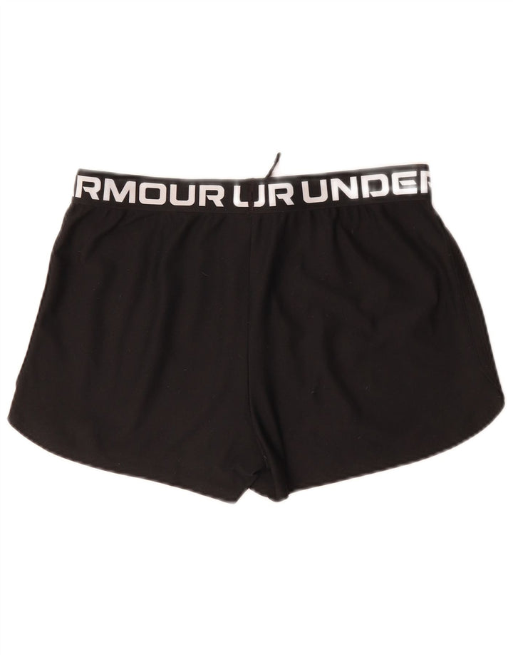 Pantaloncini sportivi grafici per ragazze UNDER ARMOUR 13-14 anni XL poliestere nero