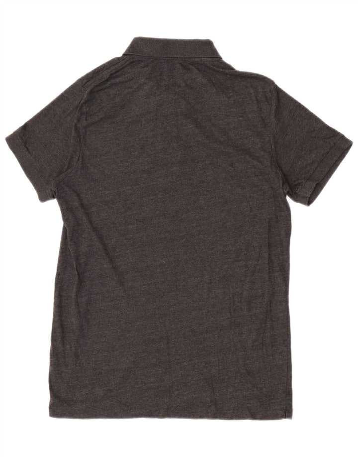 Polo da uomo French Connection XL in cotone chiazzato grigio
