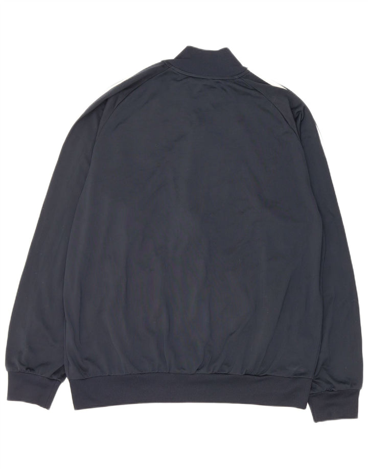 Giacca da tuta da uomo Adidas Clima 365 grande in poliestere blu navy