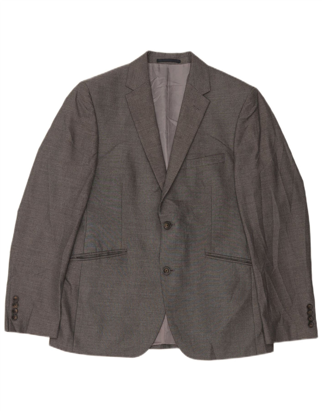 Giacca blazer a 2 bottoni sartoriale da uomo Marks & Spencer UK 40 Grigio medio
