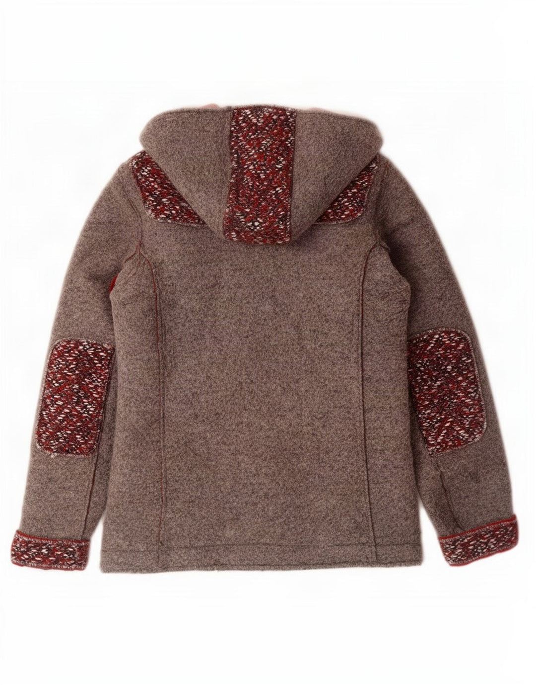 Giubbotto bomber con cappuccio da donna CMP UK 10 piccolo grigio lana vergine