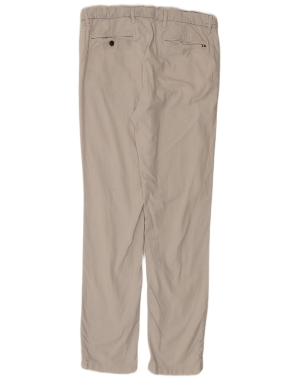 Pantaloni chino slim fit da uomo Tommy Hilfiger W34 L34 cotone beige