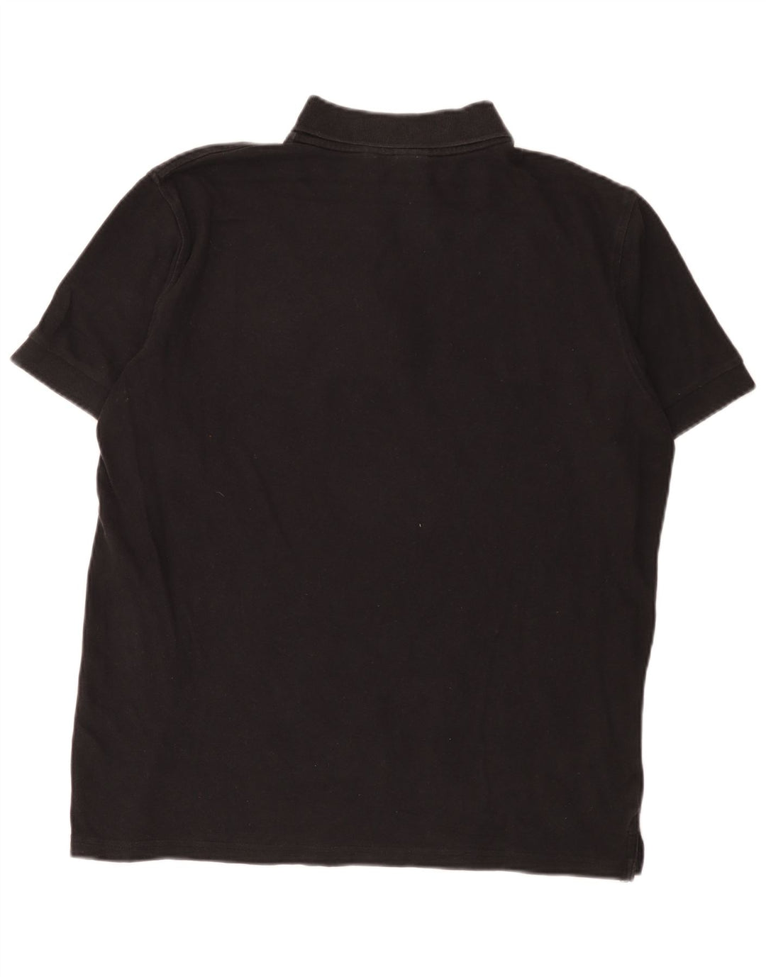 Polo da uomo Russell Athletic in cotone nero medio