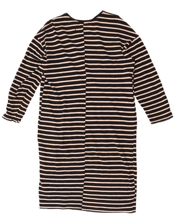 Abito maglione Zara Trafaluc da donna UK 16 a righe nere grandi