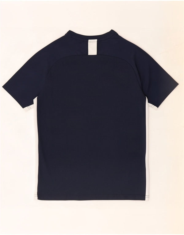 T-shirt da ragazzo Nike Dri Fit Top 12-13 anni Large Blu Navy Colourblock