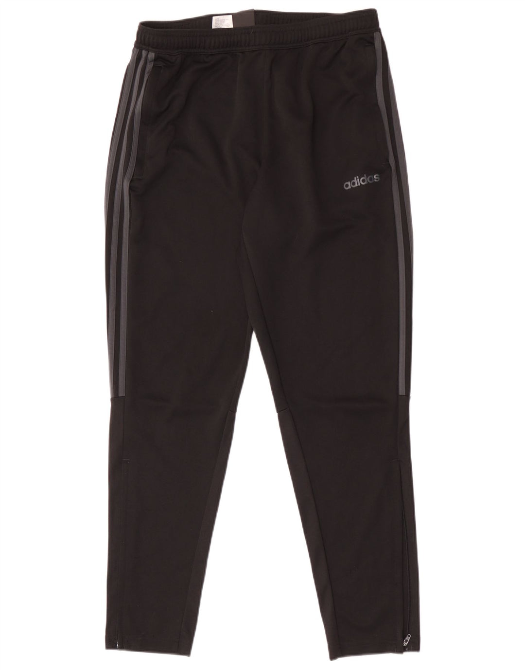 Pantaloni da tuta Adidas Climalite da uomo, grandi, in poliestere color block nero