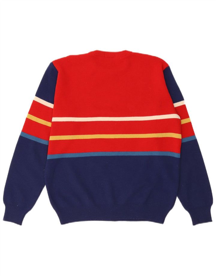 Sportful Uomo Maglione Girocollo Maglione Grande Rosso Colorblock