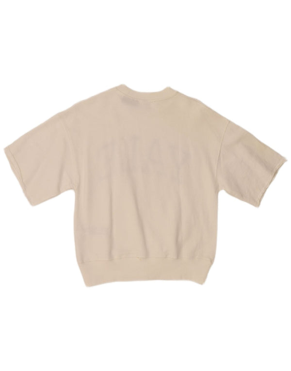 T-shirt grafica ampia per ragazze della Yale University di Zara, 9-10 anni, bianca