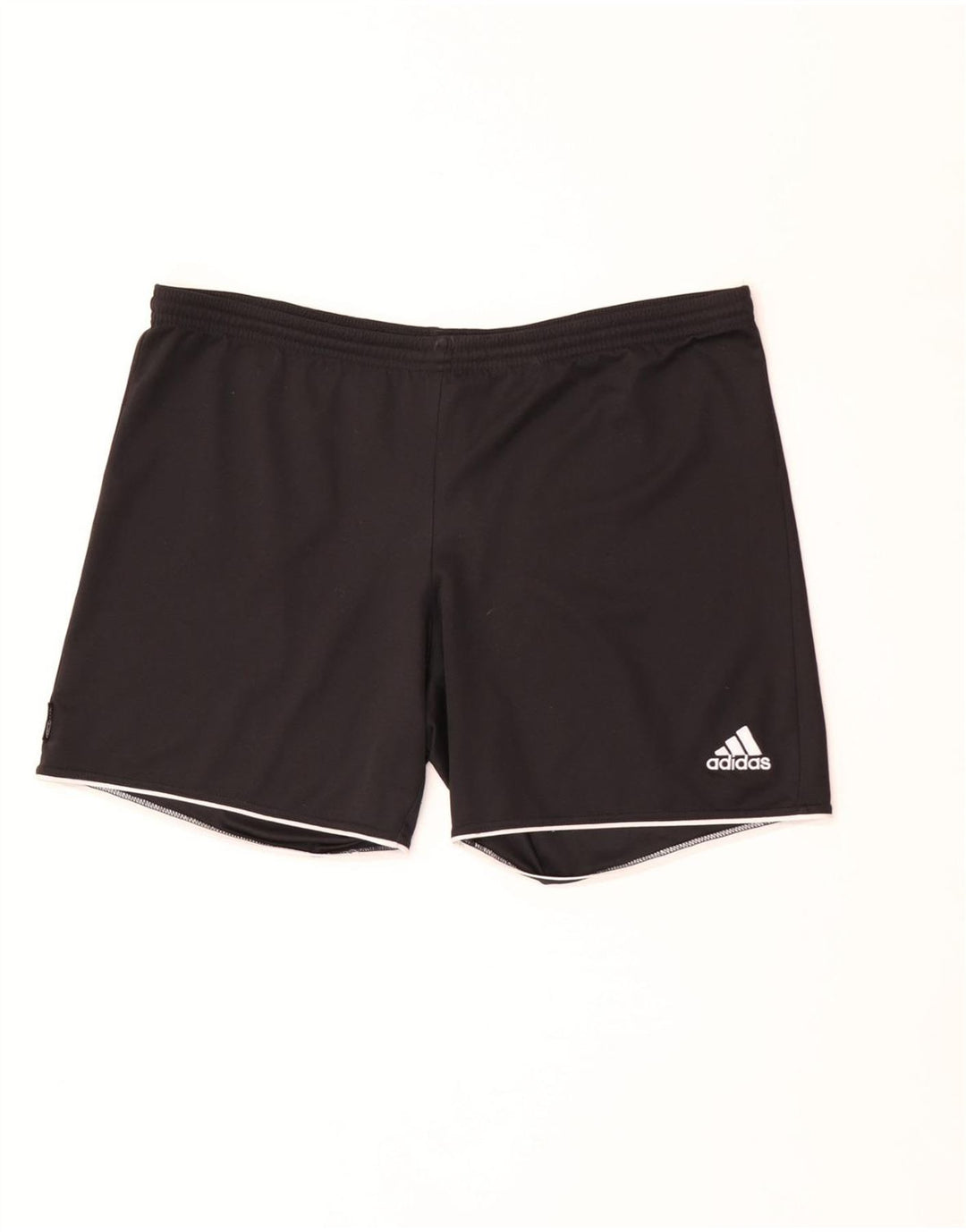Pantaloncini sportivi da uomo Adidas grandi in poliestere nero