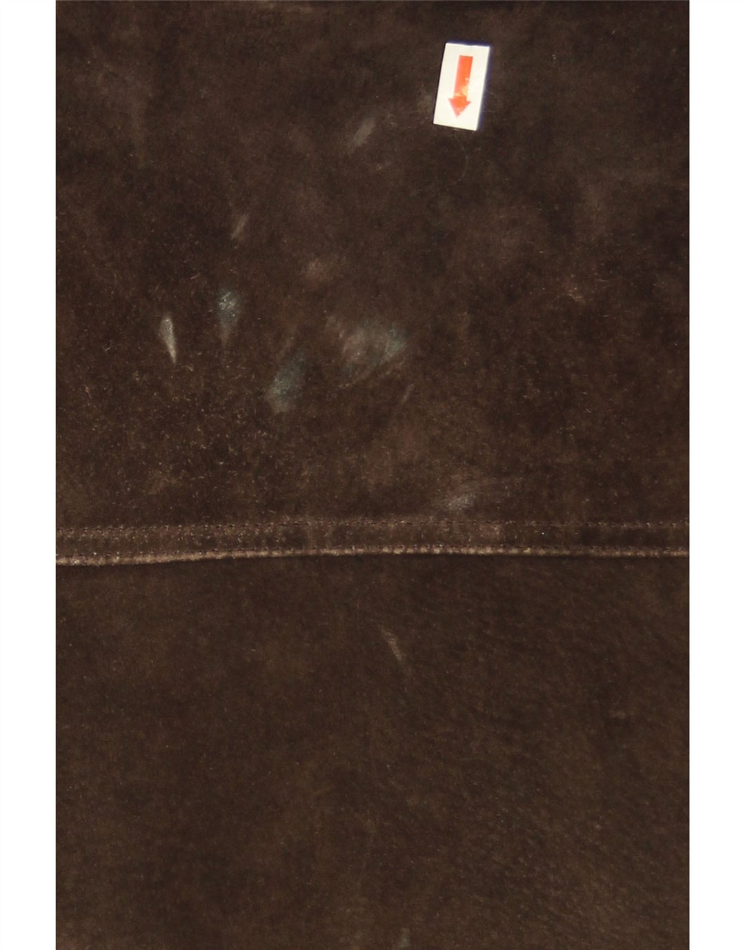 Giacca bomber corta in pelle scamosciata da donna Eddie Bauer UK 8 piccola in pelle marrone