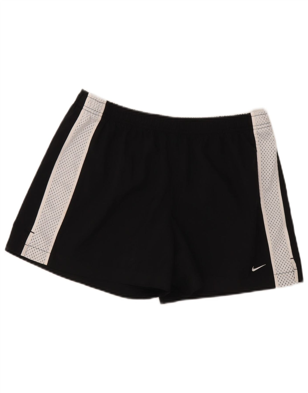 Pantaloncini sportivi Nike da donna US 8/10 Medium Black Colourblock in poliestere