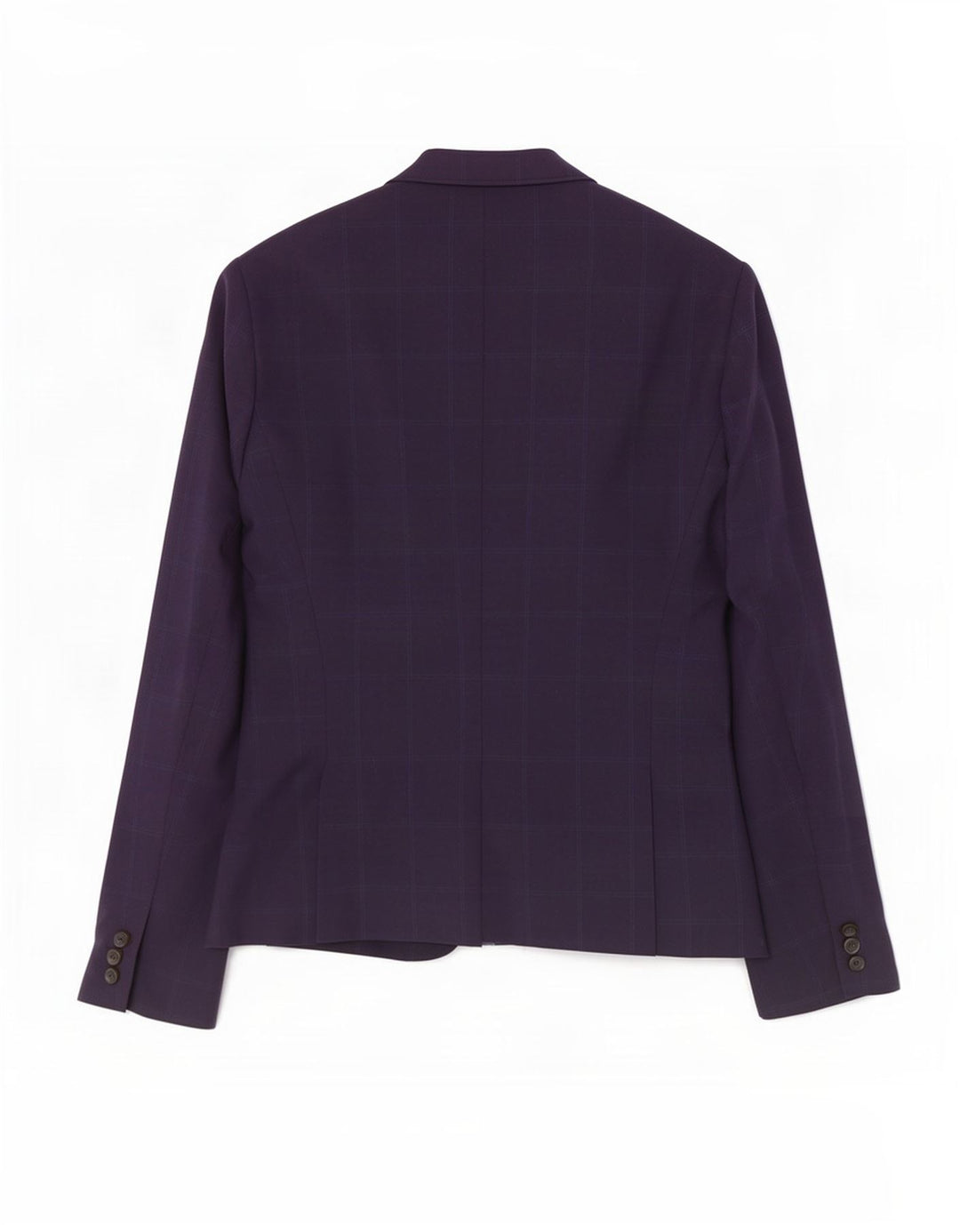 Giacca blazer a 1 bottone da donna Zara EU 38 piccolo blu navy a quadri