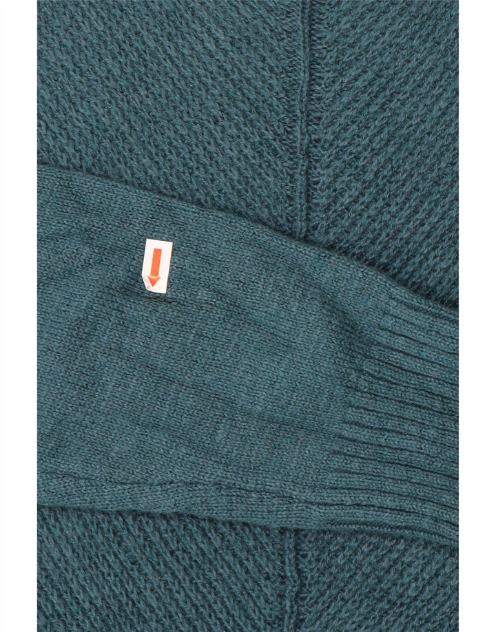 Maglione maglione da donna Fat Face UK 14 grande cotone blu