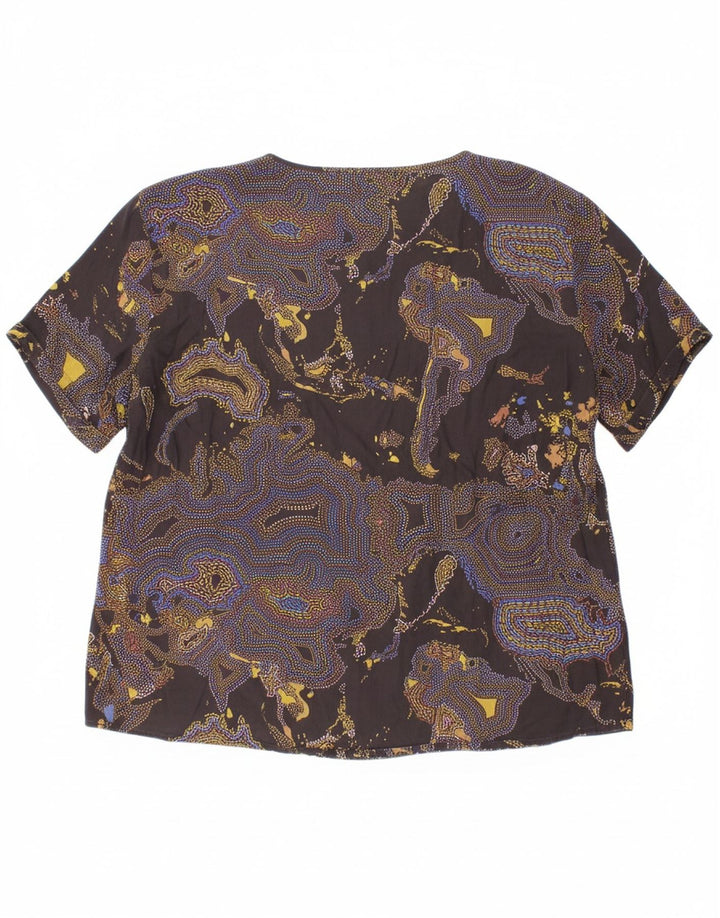 ALVIERO MARTINI Womens Blouse Top UK 12 Medium Multicoloured