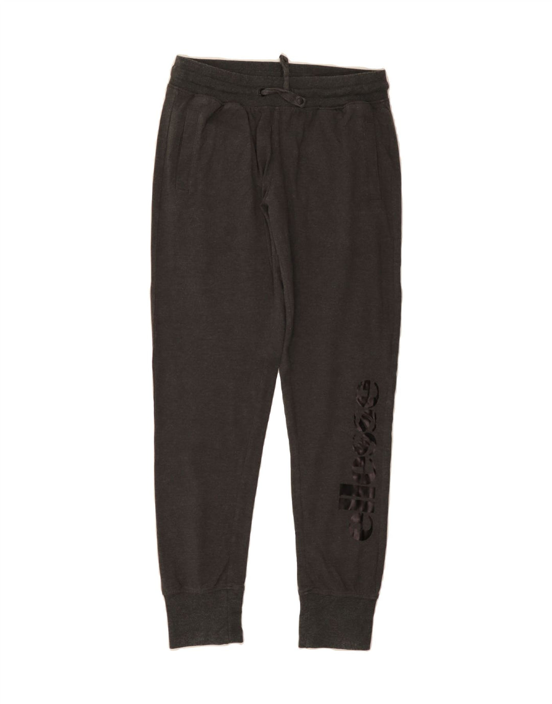 ELLESSE Mens Graphic Tracksuit Trousers Joggers Medium  Grey Cotton Vintage Ellesse and Second-Hand Ellesse from Messina Hembry 