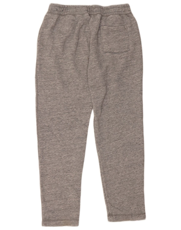 Pantaloni da tuta con grafica Hollister da uomo in cotone chiazzato grigio medio