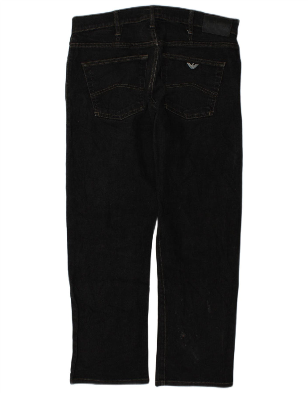 Jeans dritti Zathan da uomo Armani W33 L28 cotone grigio