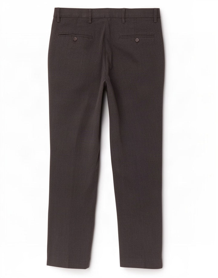 Pantaloni da abito slim da uomo Marks & Spencer W32 L31 poliestere grigio