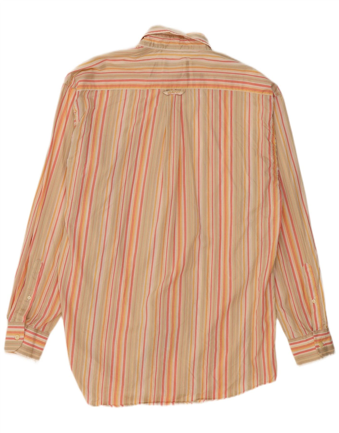 Gant Camicia Uomo Large in Cotone a Righe Multicolori