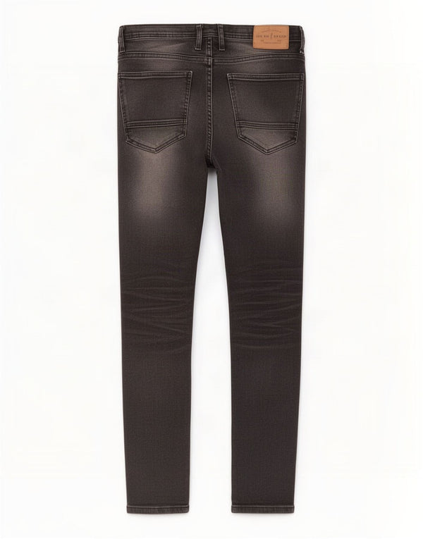 Jeans slim da uomo Zara EU 42 Large W32 L28 cotone nero