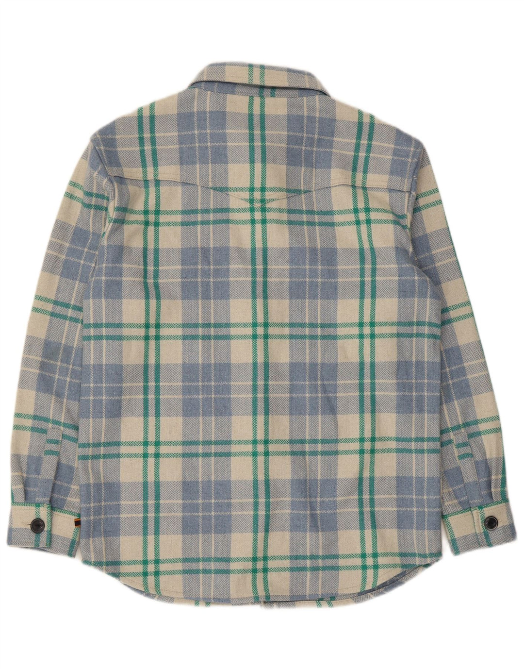 Camicia da donna oversize in flanella Superdry UK 10 piccolo quadretto multicolore