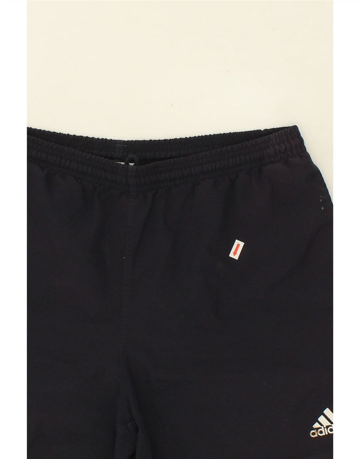 ADIDAS Boys Sport Shorts 15-16 Years Navy Blue Polyester Vintage Adidas and Second-Hand Adidas from Messina Hembry 