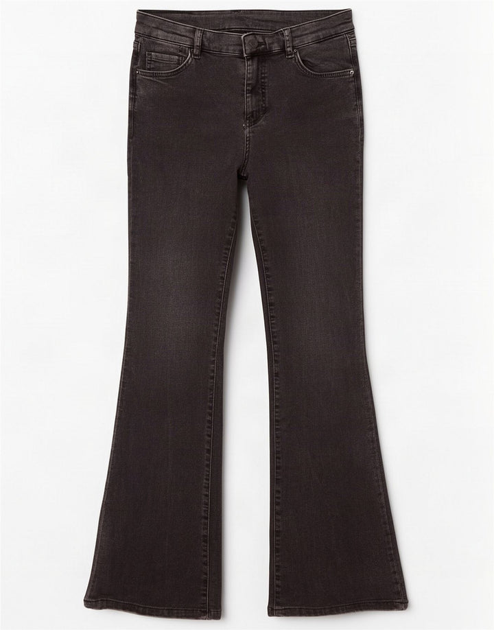 Massimo Dutti Jeans svasati da donna EU 36 XS W26 L32 Grigio
