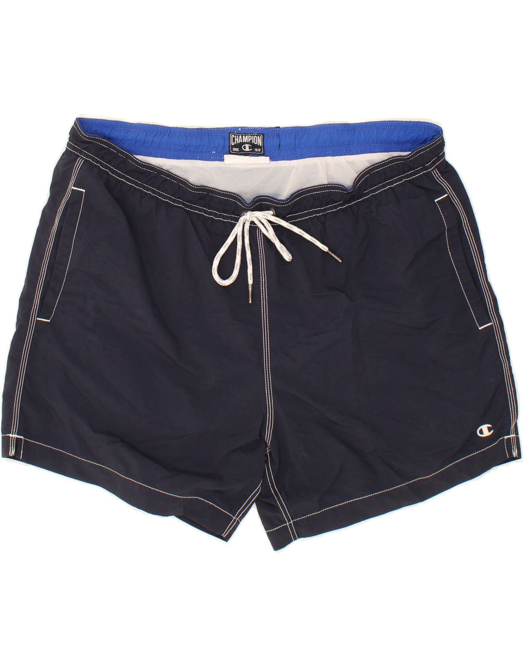 CHAMPION Mens Swimming Shorts 3XL  Navy Blue Vintage Champion and Second-Hand Champion from Messina Hembry 