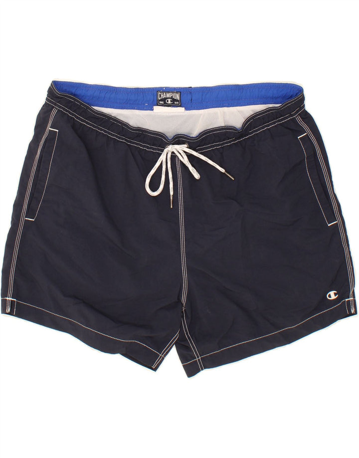 CHAMPION Mens Swimming Shorts 3XL  Navy Blue Vintage Champion and Second-Hand Champion from Messina Hembry 