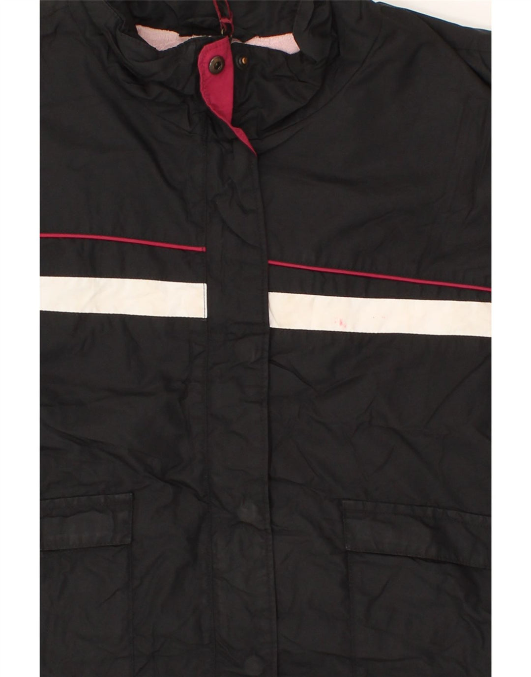 COLUMBIA Womens Windbreaker Jacket UK 18 XL Black Nylon Vintage Columbia and Second-Hand Columbia from Messina Hembry 